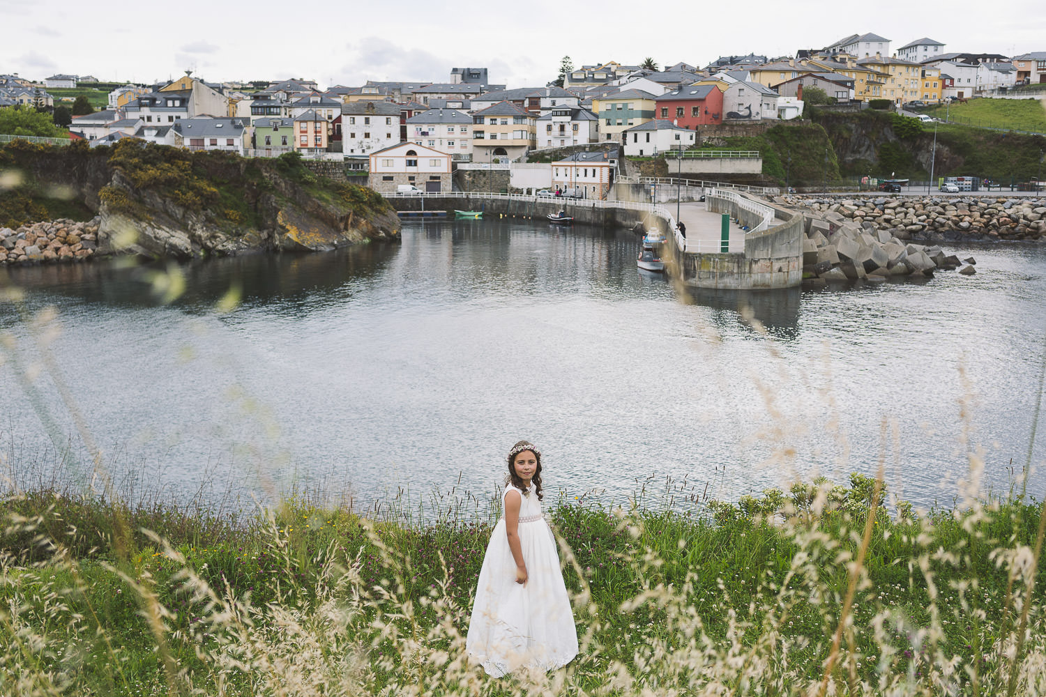 fotos para niñas de comunión en Puerto de Vega, Asturias
